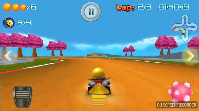 Jugando PAC-MAN Kart Rally смотреть онлайн