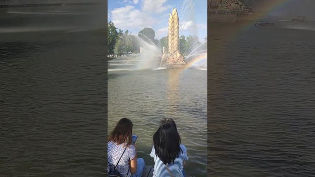 Рудуга. Фонтан Золотой колос на ВДНХ Москва