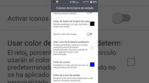 Como cambiar el color de los iconos de la barra