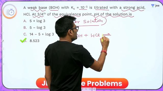 JEE: Ionic Equilibrium JPP - 2 | Unacademy JEE | JEE Chemistry | Ashwani Tyagi смотреть онлайн