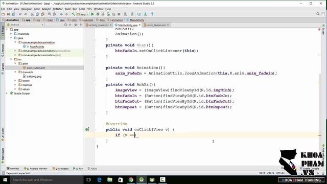 Lập trình Android: Animation Alpha смотреть онлайн
