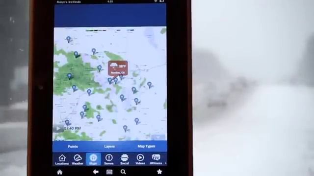 The Weather Channel for Android - Tablet demo смотреть онлайн