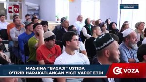 Mashina bagaji ustida o‘tirib harakatlangan yigit vafot etdi