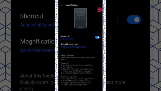 How to search magnifying glass feature in Android mobile #explore#tech #tipsandtricks #technical #y