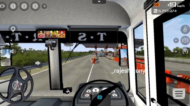 Hyderabad Express T.S.RTC🛑bus Non-stop ride🥰Bus simulator Indonesia @maleomedia #bussid #bussgaming