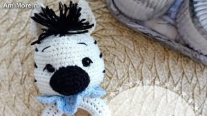 Амигуруми: схема Погремушка Зебра | Игрушки вязаные крючком