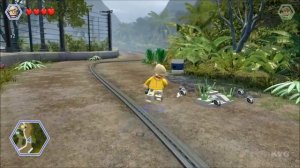 LEGO Jurassic World - Ellie Sattler Free Roam Gameplay (PC HD) [1080p]