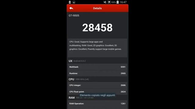 Samsung S4 gt-i9505 android 4.4.2 AnTuTu 4.3.3 (only results) смотреть онлайн