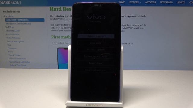 How to Reset Cache Files on VIVO V9 Pro - Refresh System / Wipe Cache Data