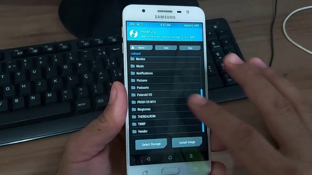 ✹Polaroid OS Android 9 Para Galaxy J7 Prime port M10 смотреть онлайн