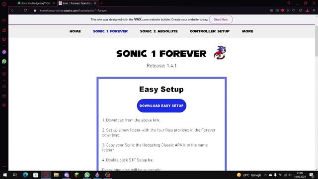 Sonic 1 Forever Nasıl Yüklenir? Kurulum hepsi bu videoda! смотреть онлайн