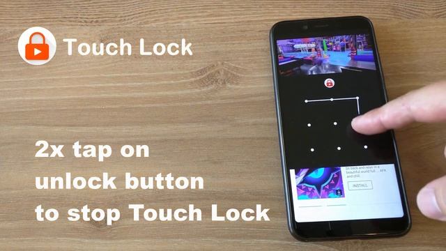 Touch Lock for YouTube - lock touch screen and all buttons on Android смотреть онлайн