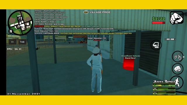 MALAM HARI DI DESA VILLAGE PRIDE ROLEPLAY - GTA SAMP ROLEPLAY ANDROID || SAMP INDONESIA