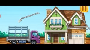 Truck games for kids   build a house, car wash for and android.