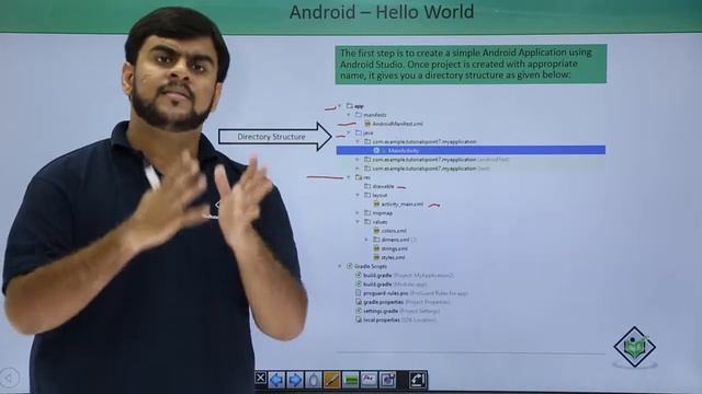 Android App Development for Beginners - part 14 - Android hello world