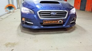 Subaru Levorg модернизация света фар от Ledstudio