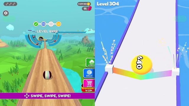 Going Balls, Ball Run 2048, Ball Merge, Master Android iOS Mobile Gameplay Walkthrough смотреть онлайн