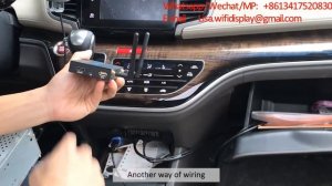 PTV550P/PTV550 5G car wifi display mirrorlink for Airplay  miracast screen mirroring installation