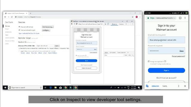 Inspect/Debug your web page in Android chrome смотреть онлайн