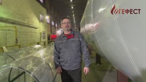 Ёмкость 75 кубов для хранения термического масла и азота