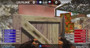 LILYLIKE -vs- 5GOD'S - 1 map // Шоу-Матч @kn1feTV