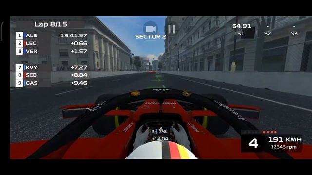 F1 Mobile Racing Grid Start - Baku (Azerbaijan Grand Prix) - Android GamePlay Onboard смотреть онлайн