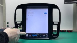 12.1inch android Tesla style vertical screen for toyota land cruiser 100 for Lexus LX470 1999-2002
