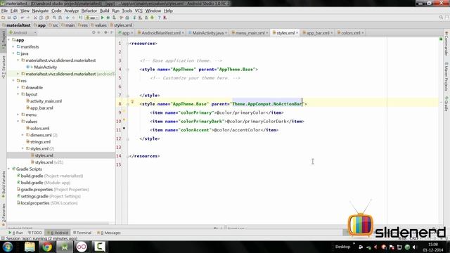 216 Android Custom Toolbar | смотреть онлайн