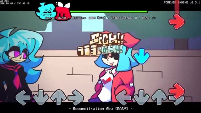 FNF Skyverse Saga Skyblack DEMO: Reconciliation Sky Forever Engine Port смотреть онлайн