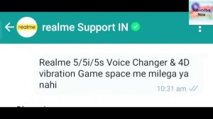 Realme 5s Voice Changer & 4D vibration Game space मिलेगा या नही?| Voice Changer Realme 5i/5 मिलेगा