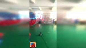 Водный роллер из ПВХ "Красно-синий" 2,2x2x2 м от "БатутМастер"