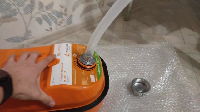 Канистра 10 л металлическая горизонтальная AIRLINE ACF-10H смотреть онлайн