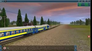 Дизель-поезд ДР1а в раскраске укрожд.