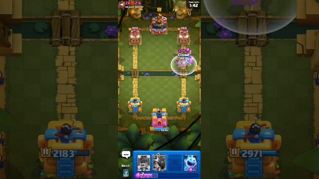Безумие за 2.3 еликсира #clashroyale #clashroyalegameplay #клешрояль