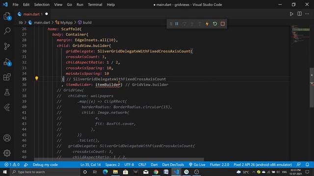 #29 GridView and GridView builder in Flutter in Hindi | Flutter 2 tutorial for beginners हिंदी में смотреть онлайн