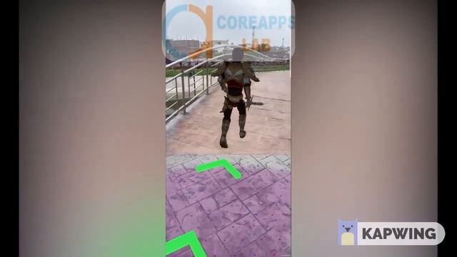 Augmented Reality Indoor Navigation using AR Core смотреть онлайн