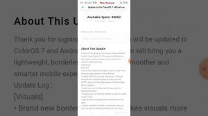 HOW TO UPDATE ANDROID 9 TO ANDROID 10 IN Oppo A9 2020