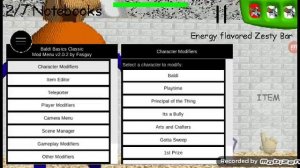 baldi basics of education and learning mod menu gotta sweep 10 funny moments comedy