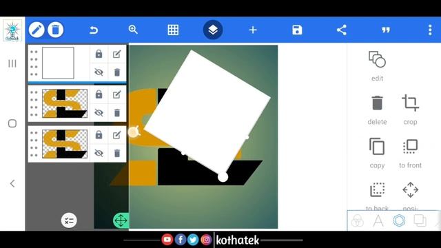 SL Brand logo in PixelLab |SL logo design step by step| Logo Design Tutorial in PixelLab #Maksudq8
