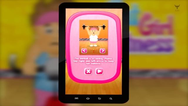 Fat Girl Fitness - Kids Game Play Android смотреть онлайн