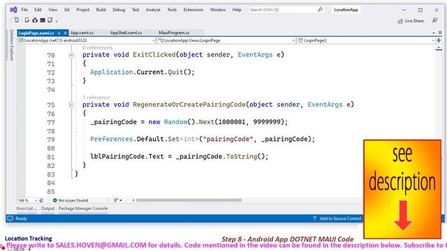 Step Last - Android App DOTNET MAUI Code | Location Tracking with WebApi and Android Phone смотреть онлайн