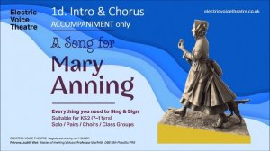 1d.  Intro & Chorus ACCOMPANIMENT only  - A Song for Mary Anning