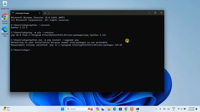 How to Install NumPy on Windows 10/11 [ 2024 Update ] in Python 3.12.2