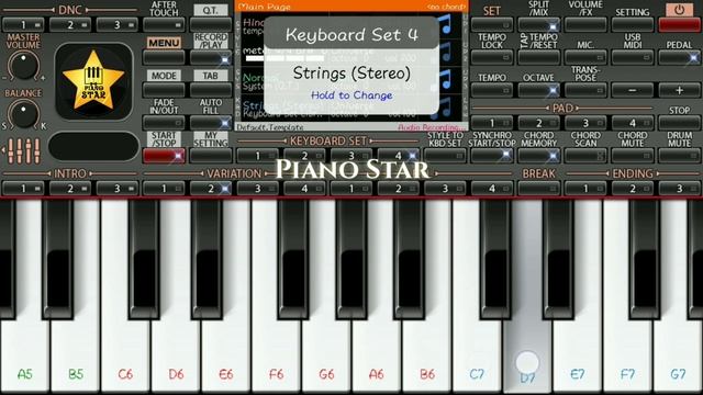 Dekha Hai Pehli Baar (Saajan) - Mobile Instrumental Cover On ORG 2022 | Piano Star смотреть онлайн