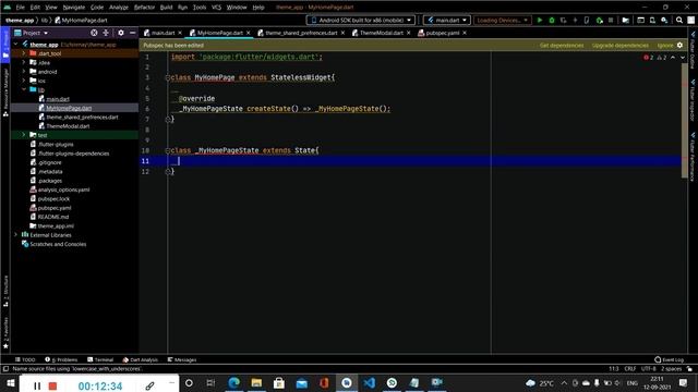 How to Implement Dark and Light Mode in Flutter Application? | GeeksforGeeks