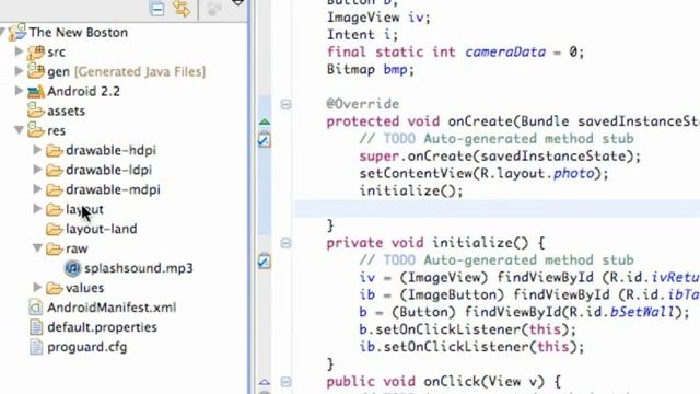 Android Application Development Tutorial | 42 Using Bitmap Factory and InputStream to set Bitmap
