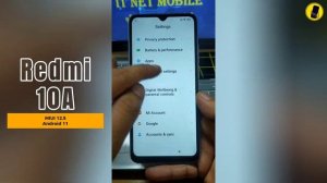Redmi 10A FRP Bypass MIUI 12.5 Android 11 , Redmi 10a Google Account Remove without PC #redmi10a