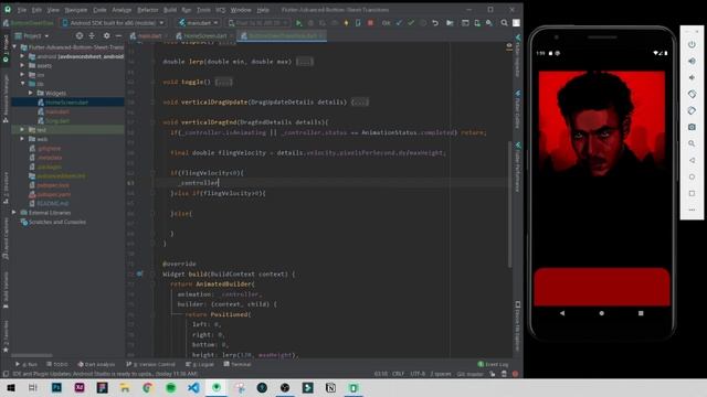 Flutter Advanced Bottom Sheet Transitions
