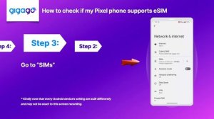 How to check if my Pixel Android Phone supports eSIM