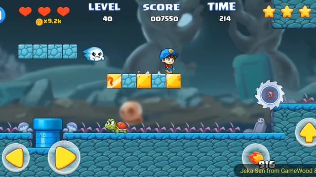 Level 40. Босс № 4. Прохождение игры Super Matteo Adventure на Android смотреть онлайн